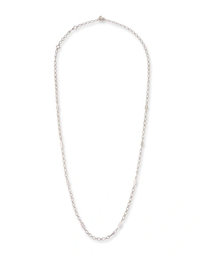 Armenta New World Scroll-link Necklace In Gray