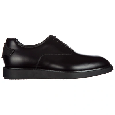 Prada Men's Classic Leather Lace Up Laced Formal Shoes Oxford In Black