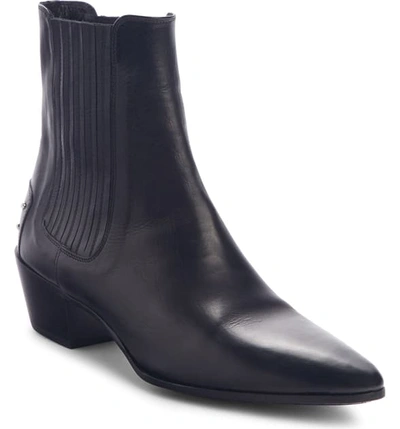 Saint Laurent Women's West 45 Chelsea Boots In Black