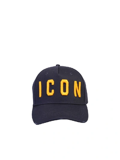 Dsquared2 Baseball Hat In Blue