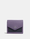 Coach Small Wallet In Colorblock In Gold/1941 Saddle Multi