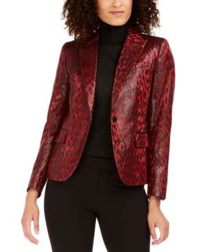 anne klein jacquard jacket