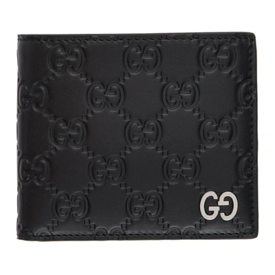 Gucci Signature Leather Wallet In Black