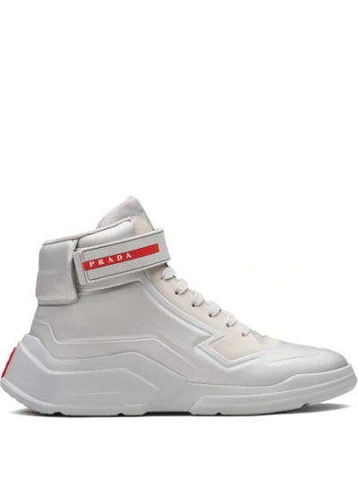 Prada Polarius 19 Lr Sneakers In Grey