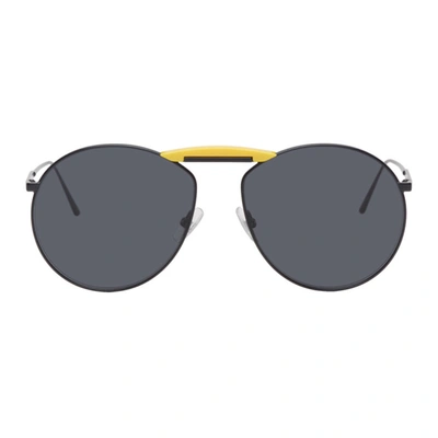 Fendi Black Gentle Monster Edition Aviator Sunglasses