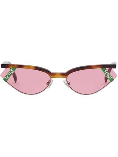 Fendi X Gentle Monster Cat-eye Sunglasses In Pink