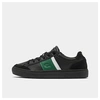 Lacoste Men's Courtline Leather And Suede Sneakers In Black