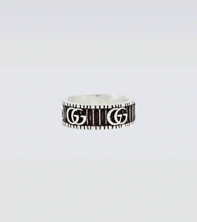 Gucci Silver Double G Ring