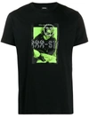 Diesel Graphic Print T-shirt In Black