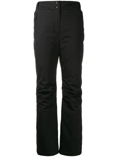 Fendi Ff-logo Padded Technical Ski Trousers In Black