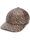 Burberry Baseballkappe Mit Monogramm-print In Brown