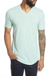 Goodlife Scallop Triblend V-neck T-shirt In Seafoam