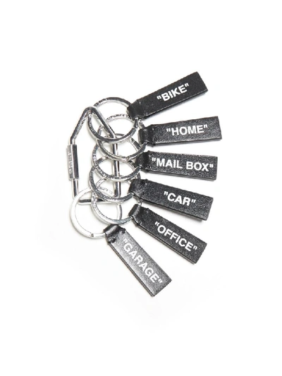 Off-white Keyring In Black