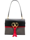 Valentino Garavani Vring Shoulder Bag In Black