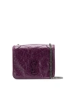 Saint Laurent Niki Shoulder Bag In Purple