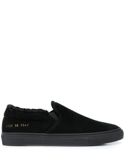 Common Projects Slip-on Low Top Sneakers In Black