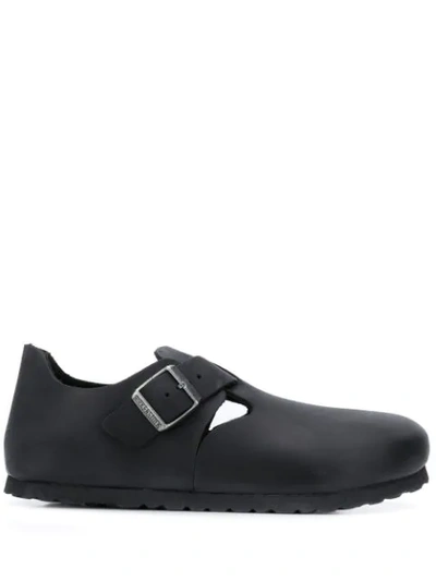 Birkenstock London Buckled Shoes In Black