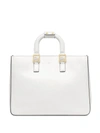 Fendi Ff Tote In White