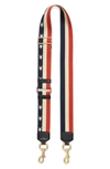 Marc Jacobs Webbing Guitar Bag Strap In Red Multi