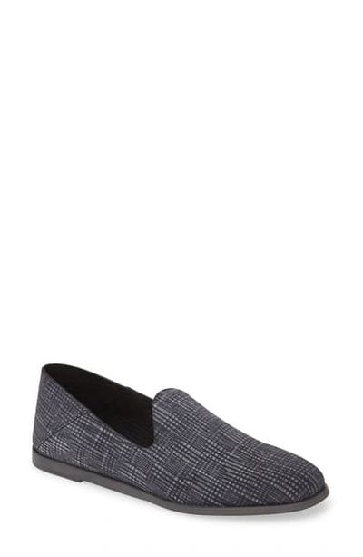 Pedro Garcia Yoshi Smoking Slipper In Black Burlap