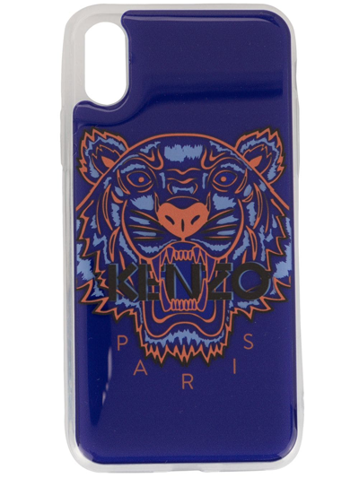 Kenzo Tiger Iphone Xs Max Case In Purple