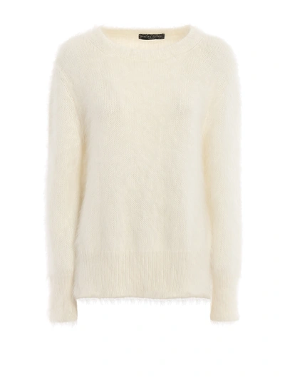 Fabiana Filippi Soft Angora Sweater In White