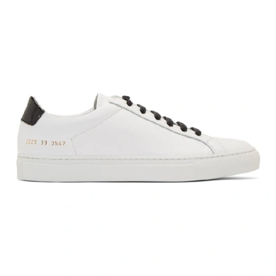 Common Projects Zweifarbige Sneakers In 0547 Whtblk