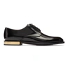 Dolce & Gabbana Embellished Leather Derby Shoes In Black