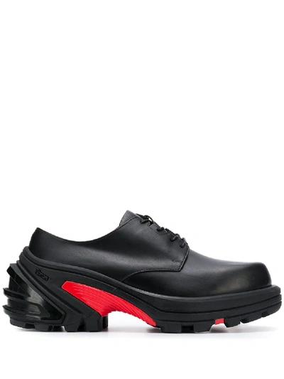 Alyx Lace Up Low Sneakers Removable Vibram Sole In Black