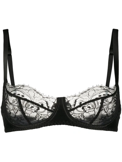 FLEUR OF ENGLAND Signature lace balcony bra