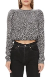 Afrm Reeve Tie-back Cropped Top In Baby Daisy
