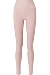 Alo Yoga High-waist Tech Lift Airbrush Leggings In Baby Pink