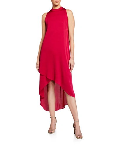 bcbgmaxazria asymmetrical turtleneck dress BCBGMAXAZRIA Asymmetrical Black Turtleneck Dress XXS With Draped Layers &  Caplet