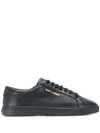 Saint Laurent Andy Low-cut Sneaker In Black