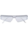 Balenciaga Rectangle Sunglasses In Weiss