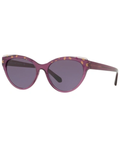 Bulgari Women's Sunglasses, Bv8209 In Gold/lilac On Violet Transp/violet