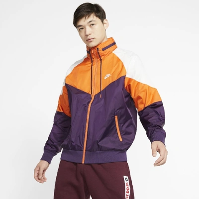 Nike Sportswear Windrunner Hooded Jacket In Purple