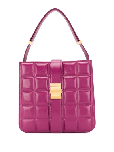 Bottega Veneta Padded Marie Shoulder Bag In Pink