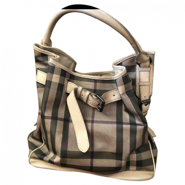 Pre-Owned Burberry Cloth Handbag | ModeSens