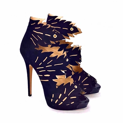Pre-owned Charlotte Olympia Sandals In Black