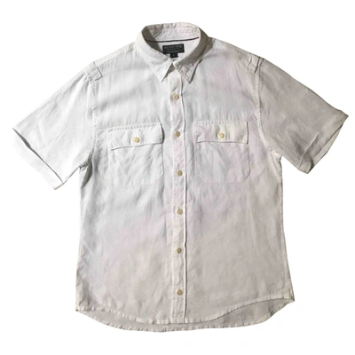 Pre-owned Polo Ralph Lauren Linen Shirt In White