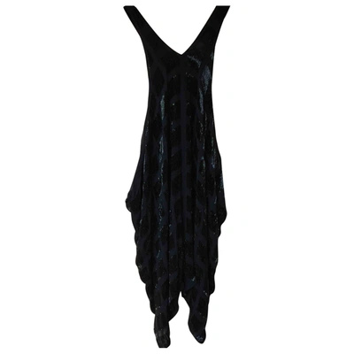 Pre-owned Proenza Schouler Silk Mini Dress In Black