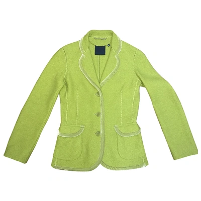 Pre-owned Aspesi Wool Short Waistcoat In Green