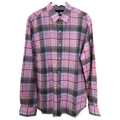 Pre-owned Tommy Hilfiger Shirt In Pink