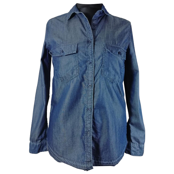 Pre-owned Pedro Del Hierro Blue Denim - Jeans Top | ModeSens