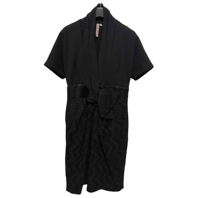 Pre-owned Antonio Marras Wool Mid-length Dress In Black
