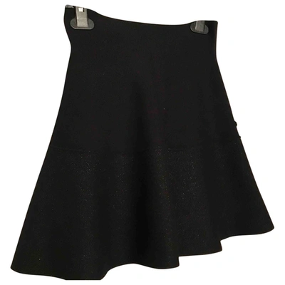 Pre-owned Elevenparis Wool Mini Skirt In Black
