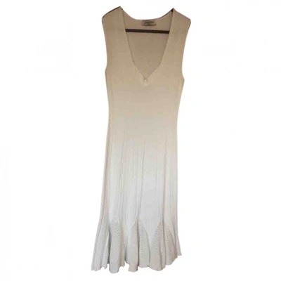 Pre-owned Valentino Dress In White