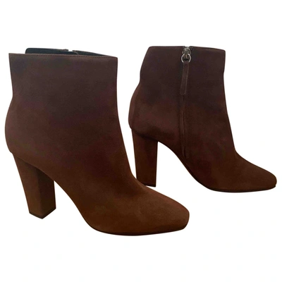 Pre-owned Giuseppe Zanotti Ankle Boots In Brown