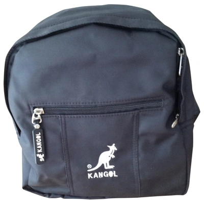 Pre-owned Kangol Cloth Backpack In Black